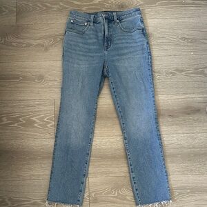 J. Crew Women's Cropped Blue Jeans